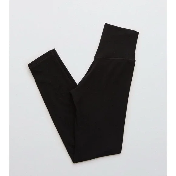 Women's Offline Aerie Real Me High Waisted Crossover Legging Medium True Black - Picture 6 of 14